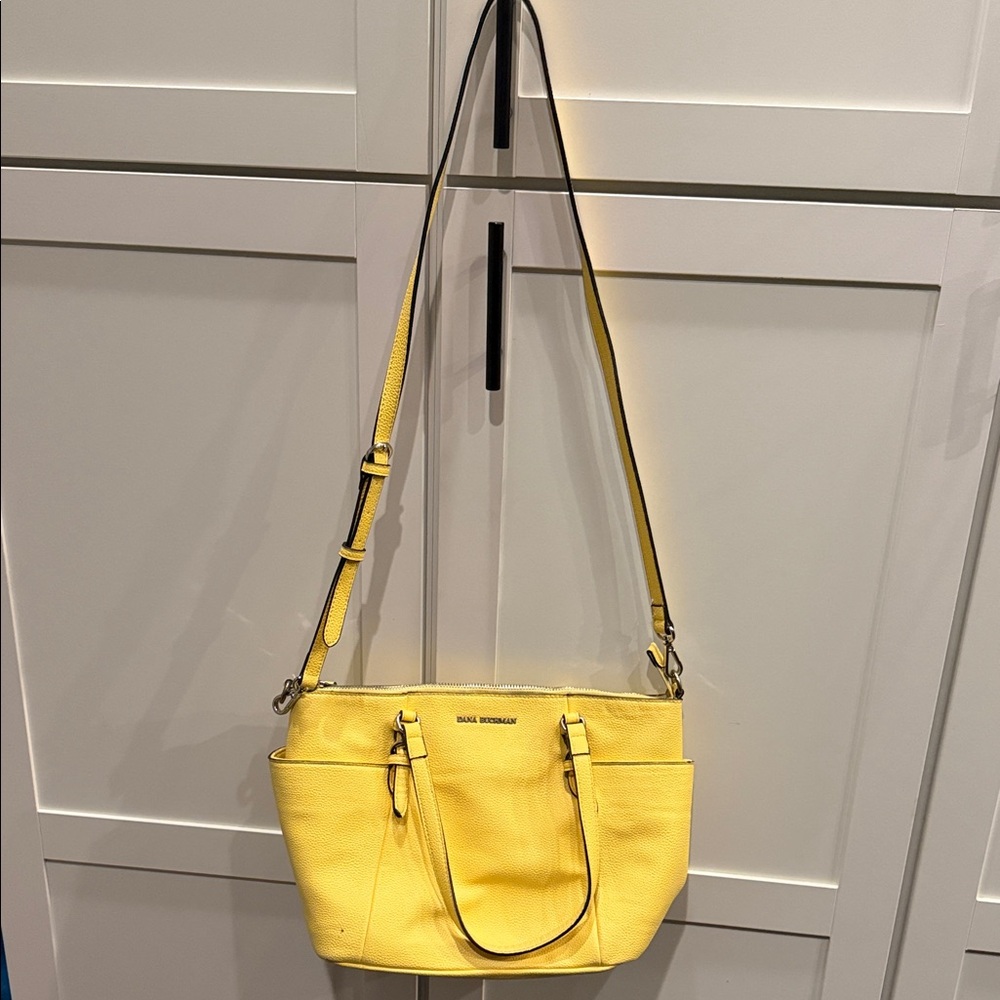 Dana Buchman Vibrant Yellow Shoulder Bag